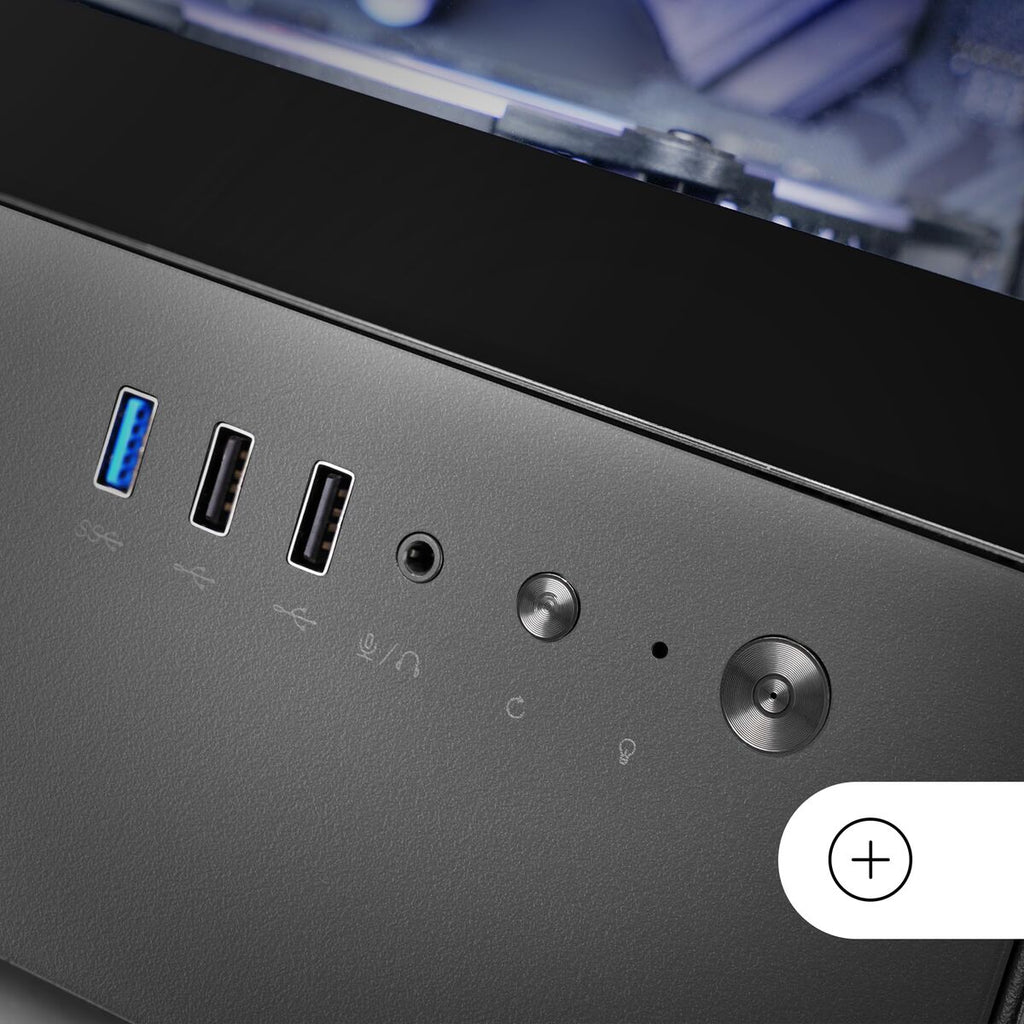 ATX Semi-tower Box Mars Gaming MCXO Black