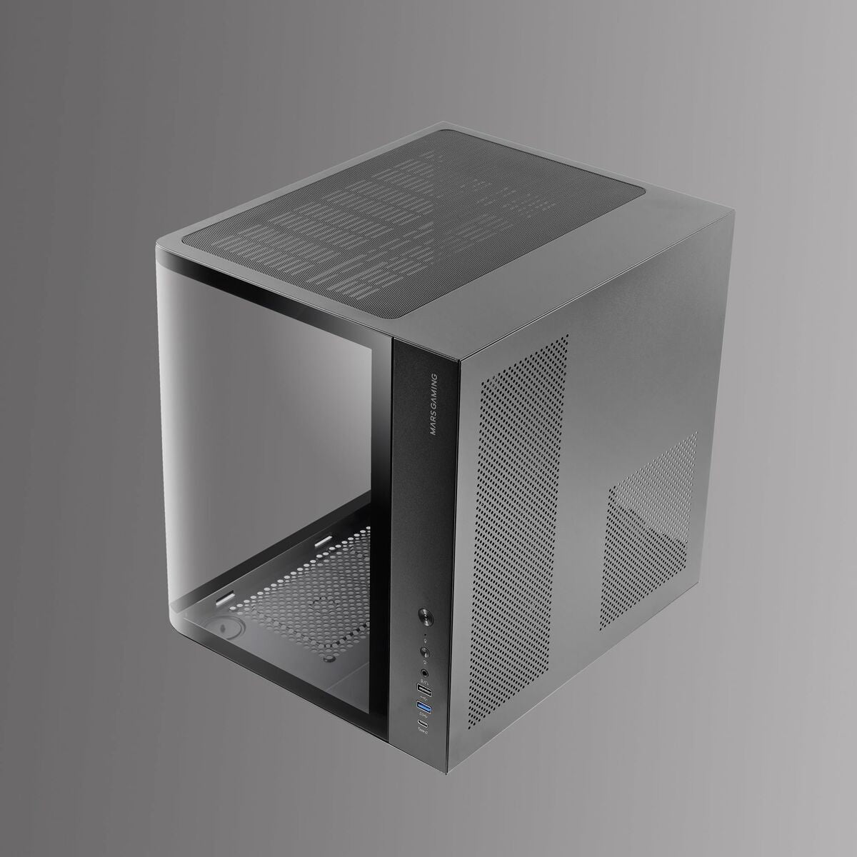 ATX Semi-tower Box Mars Gaming MCCURV Black