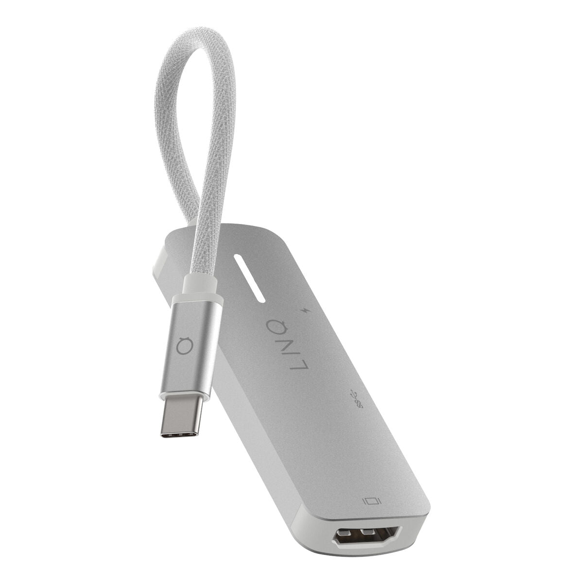 USB Hub Linq Byelements LQ49031 White Grey-4