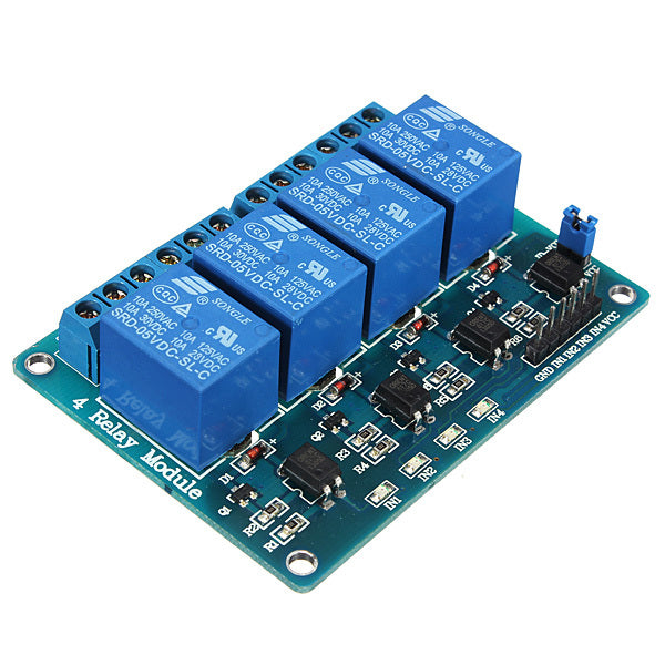 Geekcreit? 5V 4 Channel Relay Module For PIC ARM DSP AVR MSP430 Geekcreit for Arduino - products that work with official Arduino boards