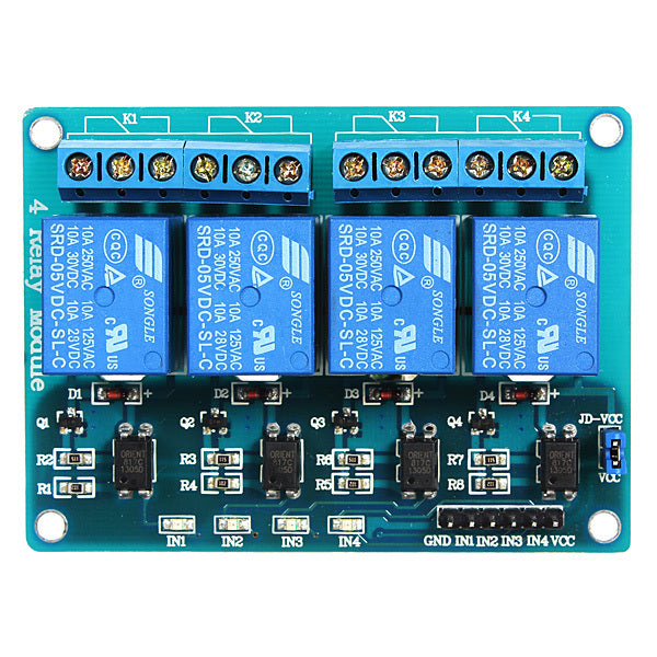 Geekcreit? 5V 4 Channel Relay Module For PIC ARM DSP AVR MSP430 Geekcreit for Arduino - products that work with official Arduino boards