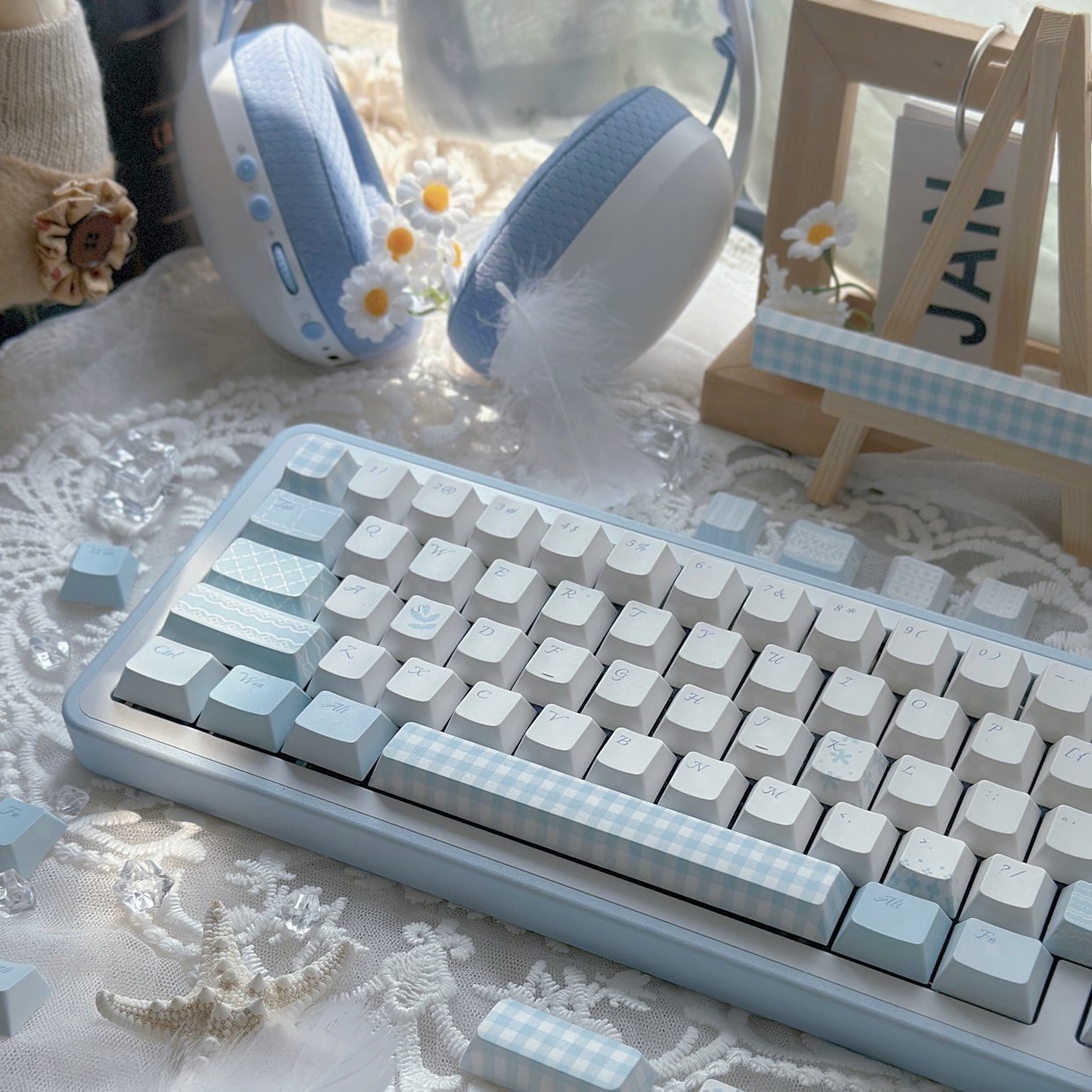 Lyric Poetry-themed Mechanically Adorable PBT Dye-sublimation Custom Keycaps
