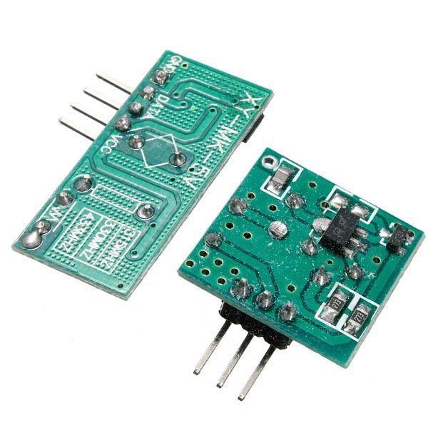 5Pcs 433Mhz Wireless RF Transmitter and Receiver Module Kit