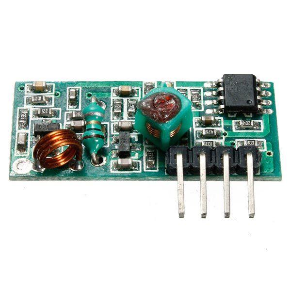 5Pcs 433Mhz Wireless RF Transmitter and Receiver Module Kit