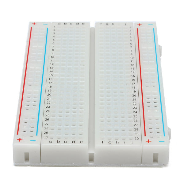 5pcs 8.5 x 5.5cm White 400 Holes Solderless Breadboard For