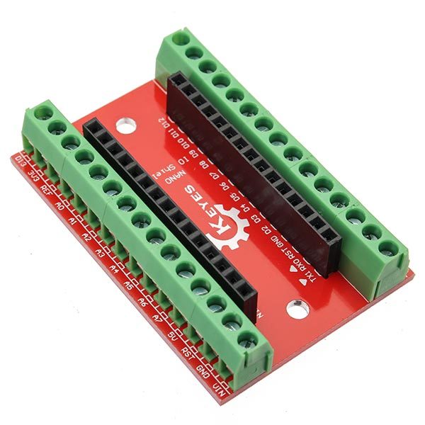 NANO IO Shield Expansion Board Geekcreit for Arduino - products that work with official Arduino boards