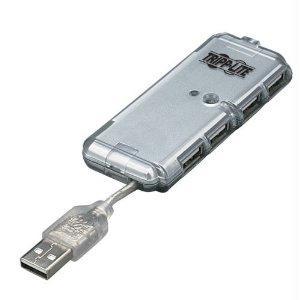 Eaton tripp lite series 4-port usb 2.0 ultra-mini compact hub with power adapter