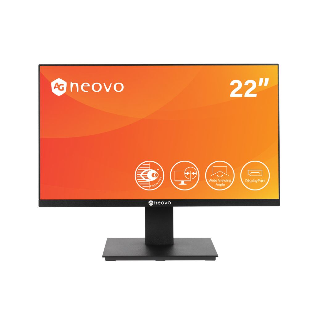 22" AG Neovo LA-2202 LCD monitor fekete (LA-2202)-0