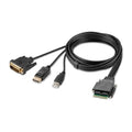 DVI and DP Dual Head Host Cbl