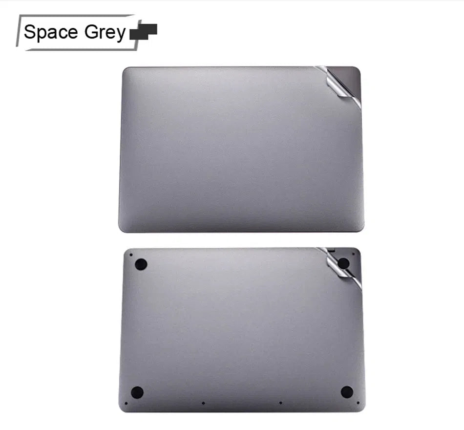 Color: GRAY, Application Laptop Size: 13" (Air) - Body Guard Protective Vinyl Decal Case Cover Skin For Apple Macbook Pro16" A2780 13" 15" A2681 A2779 A2485 Top/Bottom/Palmguard