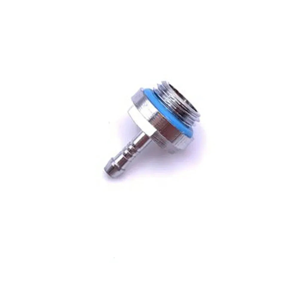 Color: Orange - 6pcs PC Water Cooling Barb Fitting Two-Touch Fitting G1/4 Thread Barb Connector for Computer Cooling System 4/6/7.2/9/11/14mm