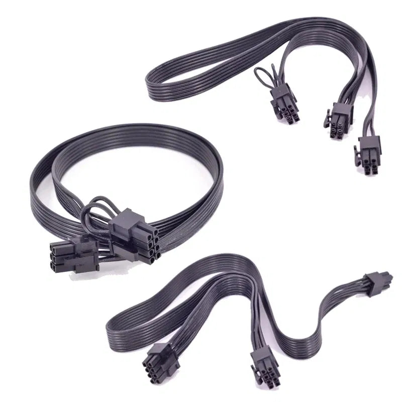 Color: black, Cable length: Other - For Cooler Master V Series V850 V1000 V1200 ATX 24 Pin CPU PCI-e 6 6+2 8 Pin Peripheral 4 Pin SATA Power Supply Cable