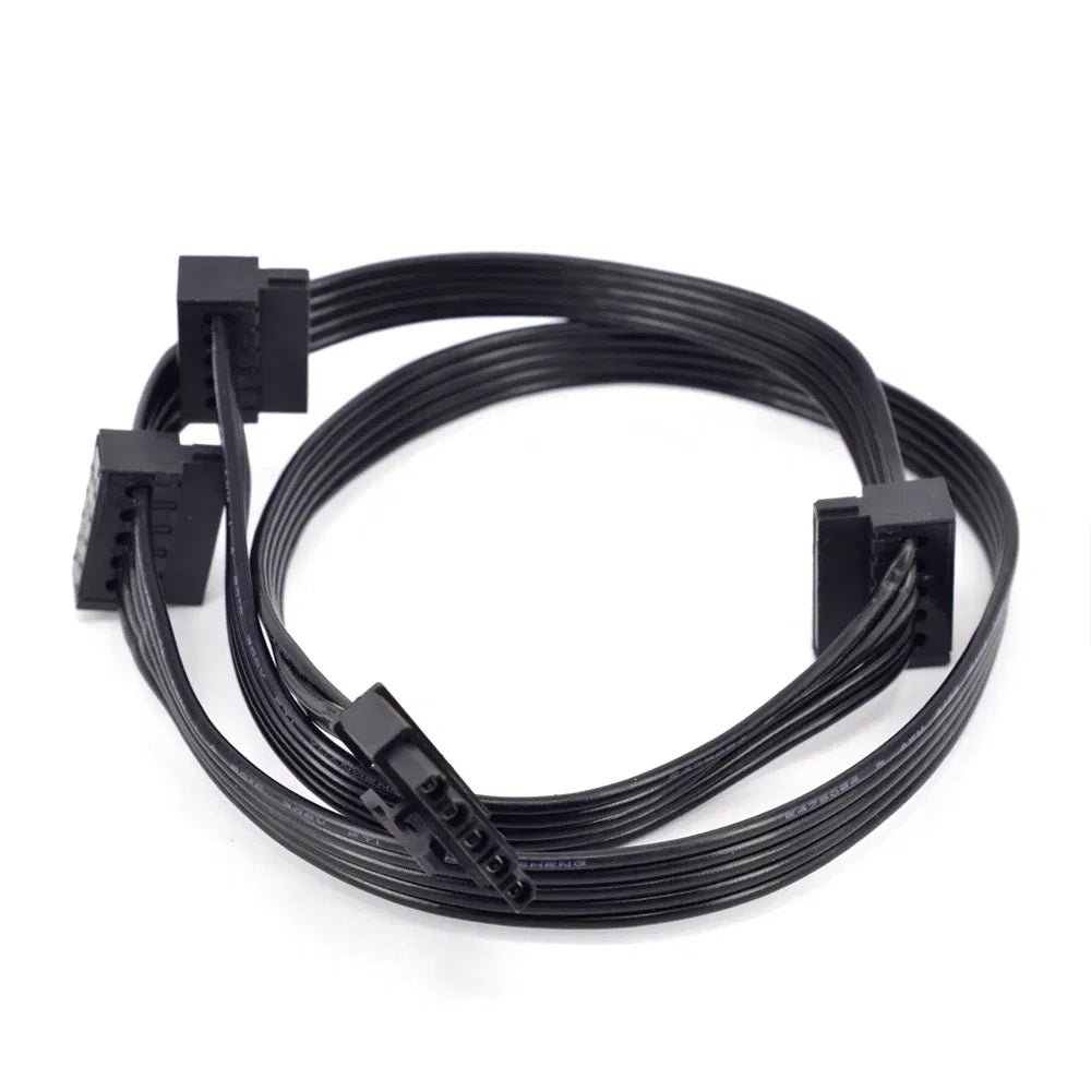 Color: Brown, Cable length: Other - For Cooler Master V Series V850 V1000 V1200 ATX 24 Pin CPU PCI-e 6 6+2 8 Pin Peripheral 4 Pin SATA Power Supply Cable