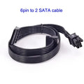 Color: black, Cable length: Other - For Seasonic FOCUS PLUS Gold FX Peripheral 4 Pin SATA IDE PCIe CPU Main Power ATX 24 Pin GPU VGA Card Power Supply Mining Cable