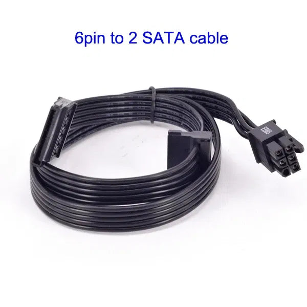Color: black, Cable length: Other - For Seasonic FOCUS PLUS Gold FX Peripheral 4 Pin SATA IDE PCIe CPU Main Power ATX 24 Pin GPU VGA Card Power Supply Mining Cable