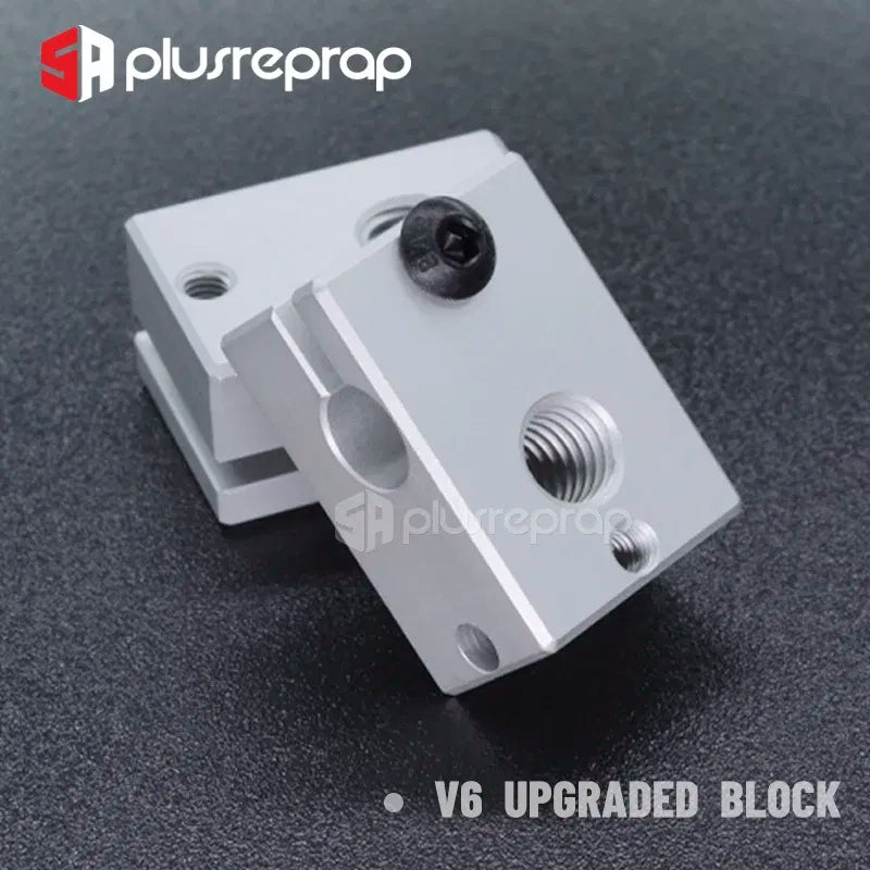 Color: Green - 3D Printer Accessories Heated Block MK7 MK8 MK10 V5 V6 Volcano CR10 for Print Head Extruder J-head Aluminum Block