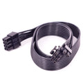 Color: black, Cable length: Other - For Cooler Master MWE Gold 750 650 550 Full Modular PSU PCIe 6Pin to 8Pin 6+2 Pin 5Pin Peripheral 4Pin SATA Power Supply Cable
