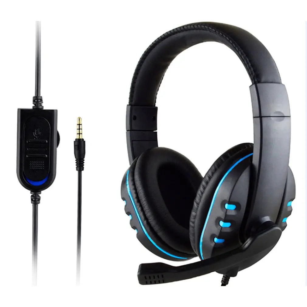 NNEOBA Wired Gaming Headset with Microphone for PS4/PC-4