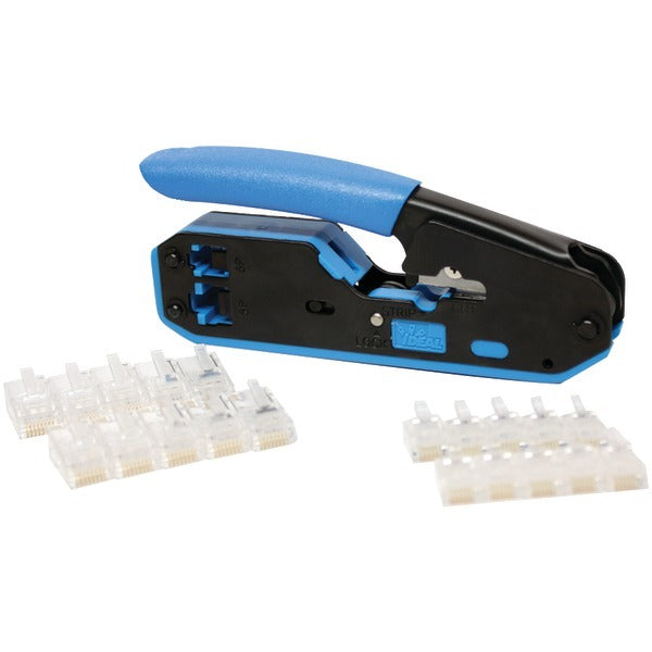 Rj45/rj11 crimp tool kit