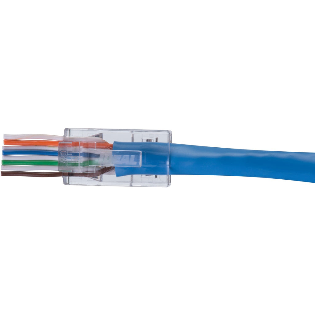IDEAL 85-376 CAT-6 Feed-Thru RJ45 Mod Plugs (50 pk)