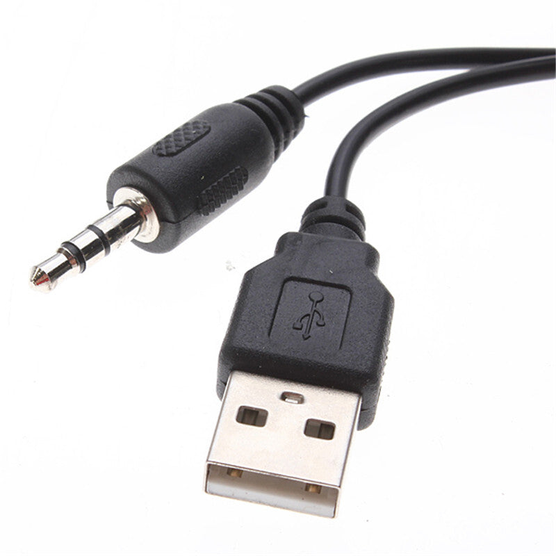 1 Pair Mini Portable Clipon USB Stereo Speakers line Controller Soundbar for Laptop MP3 Phone Music  black