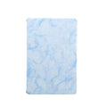 For Samsung Tab S6 T860 Tablet Cover Marbling Pattern PU Leather Anti-fall Anti-scrach Anti-slip Protect Shell Tri-fold Case  blue
