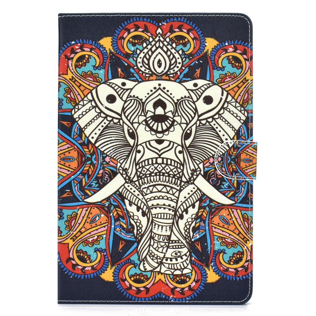 Universal Laptop Protective Cover Color Painted 8 Inches PU Case with Front Snap Caring dog