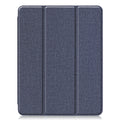 11 inch Foldable TPU Protective Shell Tablet Cover Case Shatter-resistant with Pen Slot for iPadPro blue