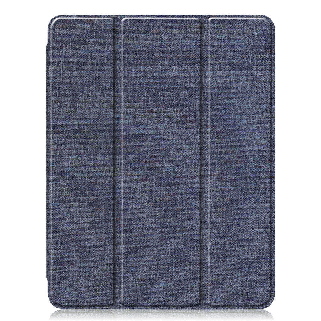 11 inch Foldable TPU Protective Shell Tablet Cover Case Shatter-resistant with Pen Slot for iPadPro blue