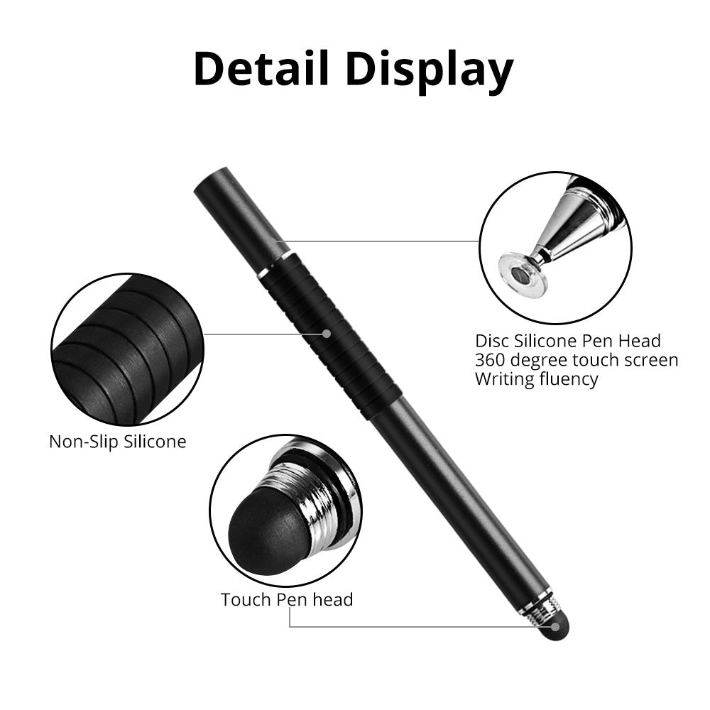 Universal Touch Screen Pen Capacitive Drawing Laptop stylus For Android  PC IOS black