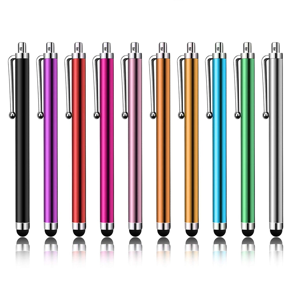 Universal Aluminum Alloy Touch  Pen Metal Touch Screen Pen Stylus Pens Capacitive Screen Pen With Clip For Tablet Mobile Phone blue
