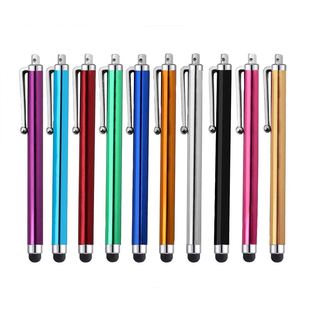 Universal Aluminum Alloy Touch  Pen Metal Touch Screen Pen Stylus Pens Capacitive Screen Pen With Clip For Tablet Mobile Phone blue