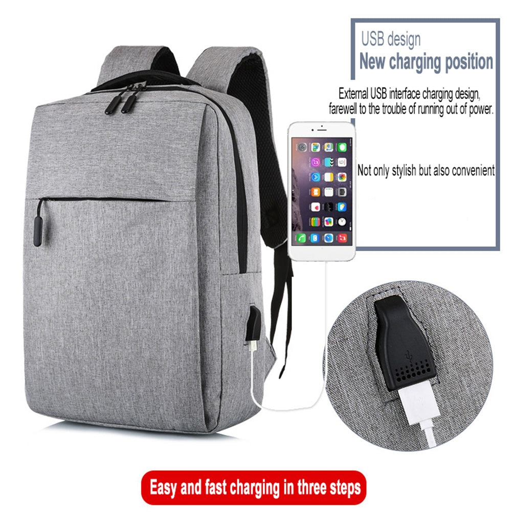 15.6 Inch Men Women Waterproof Laptop  Backpack Multifunctional Large Capacity Usb Charging Case Laptop Bag For Work Travel black