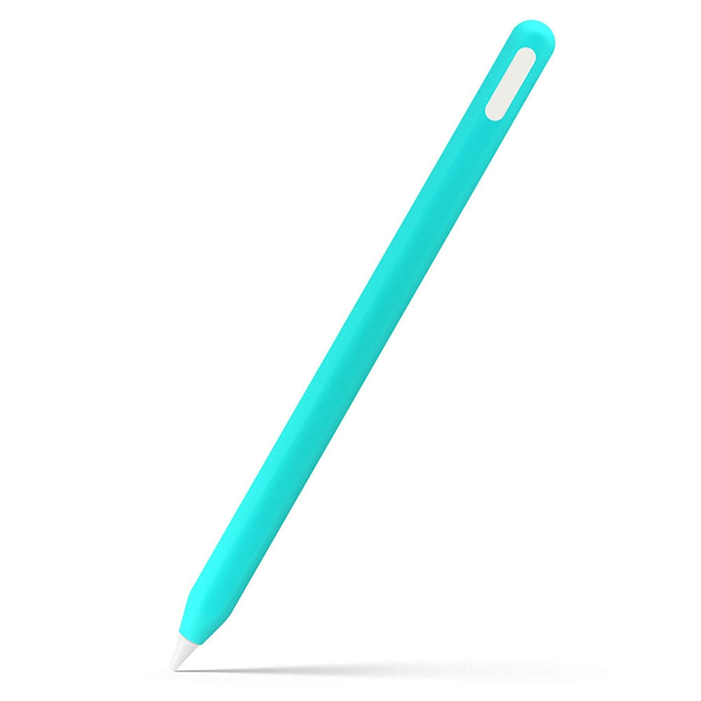 Silicone Case Compatible For Ipencil 2nd Generation Anti-lost Anti-scratch Protective Cover Sleeve Pencil Cap blue