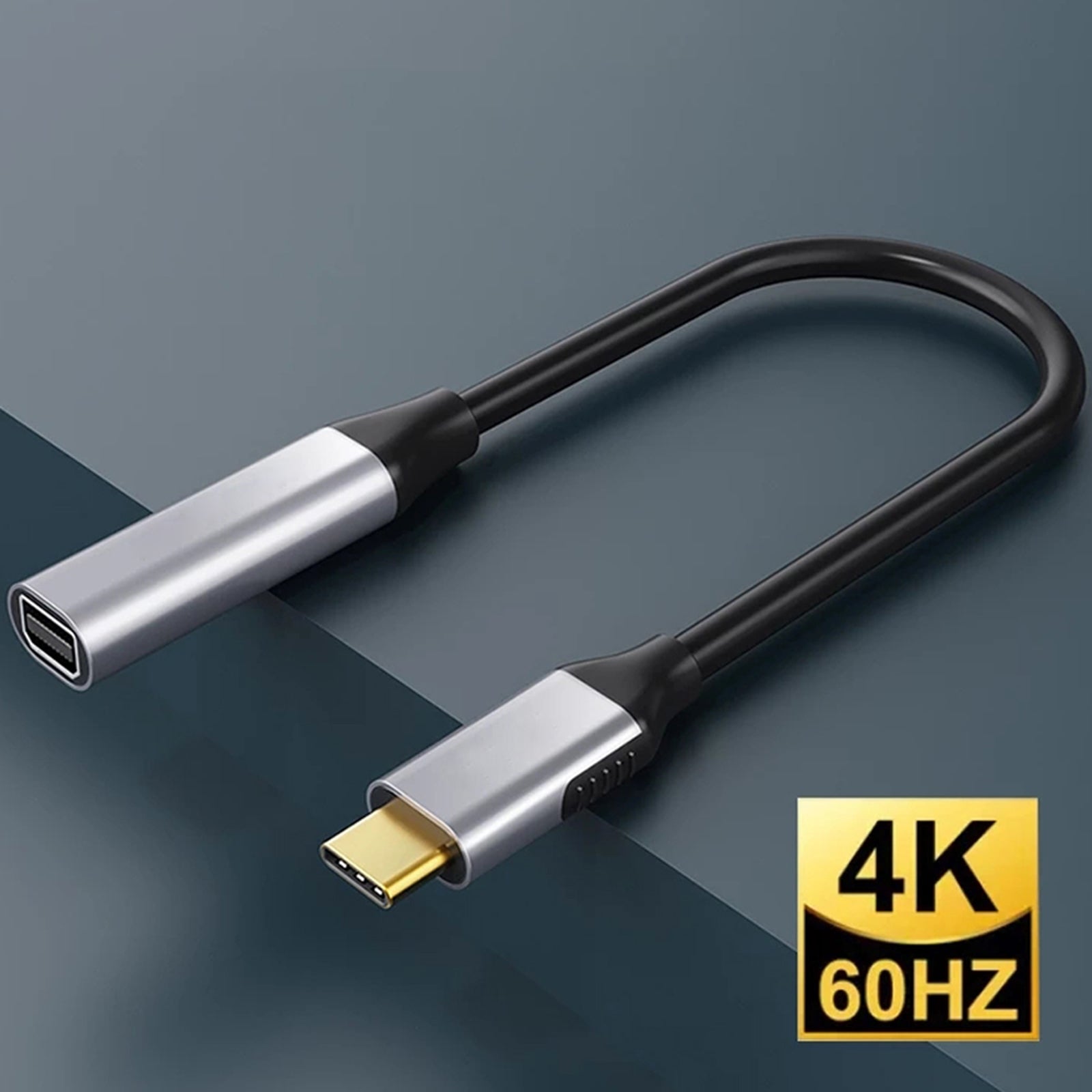 Usb-c To Mini Displayport Adapter Usb 3.1 Type C (thunderbolt 3) To Mini Dp Adapter Supports 4k 1080p Aluminum Alloy White