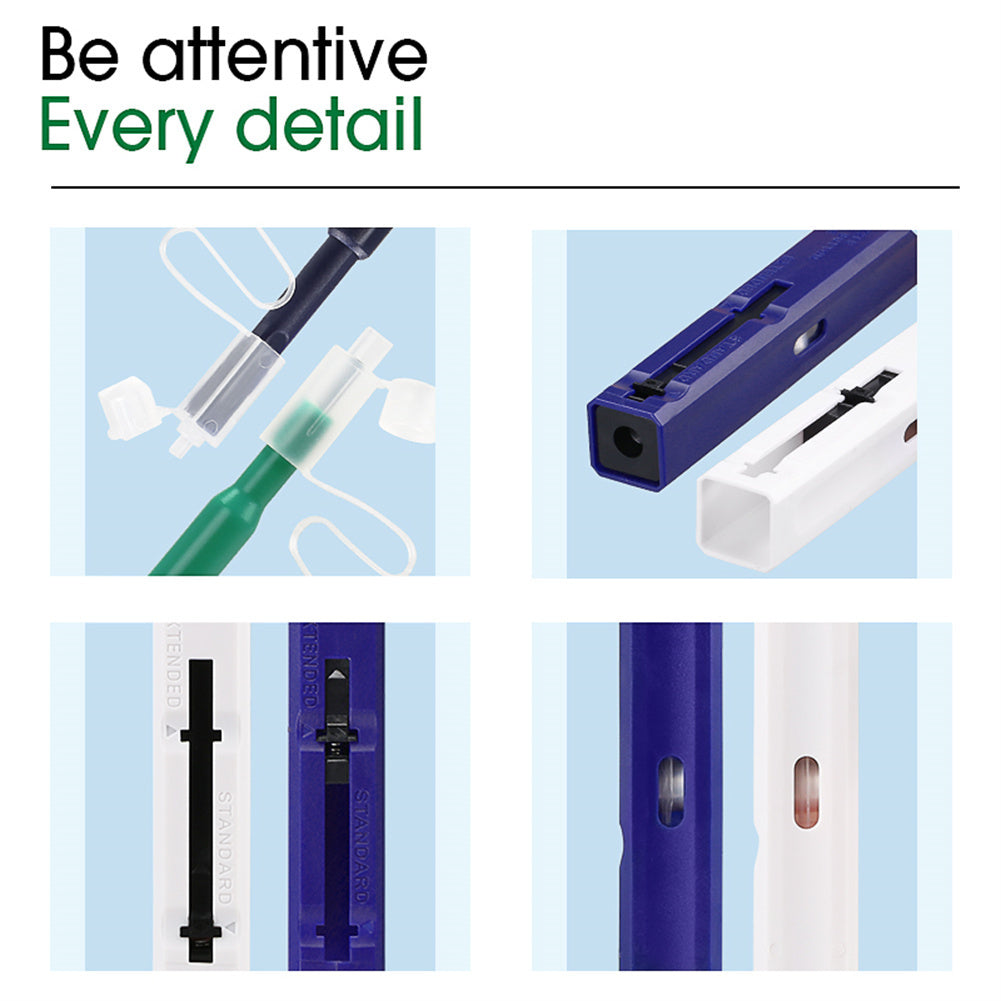 Fiber Optic Cleaner Pen 2.5mm for Lc Mu / 1.25mm For Sc Fc St Connector Optical Smart Cleaning Tool 2.5MM SC Cleaning Pen