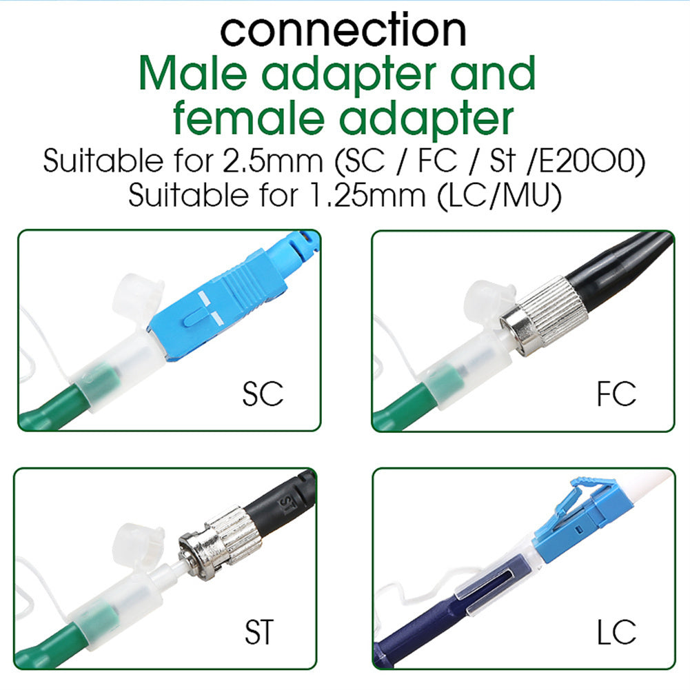 Fiber Optic Cleaner Pen 2.5mm for Lc Mu / 1.25mm For Sc Fc St Connector Optical Smart Cleaning Tool 2.5MM SC Cleaning Pen