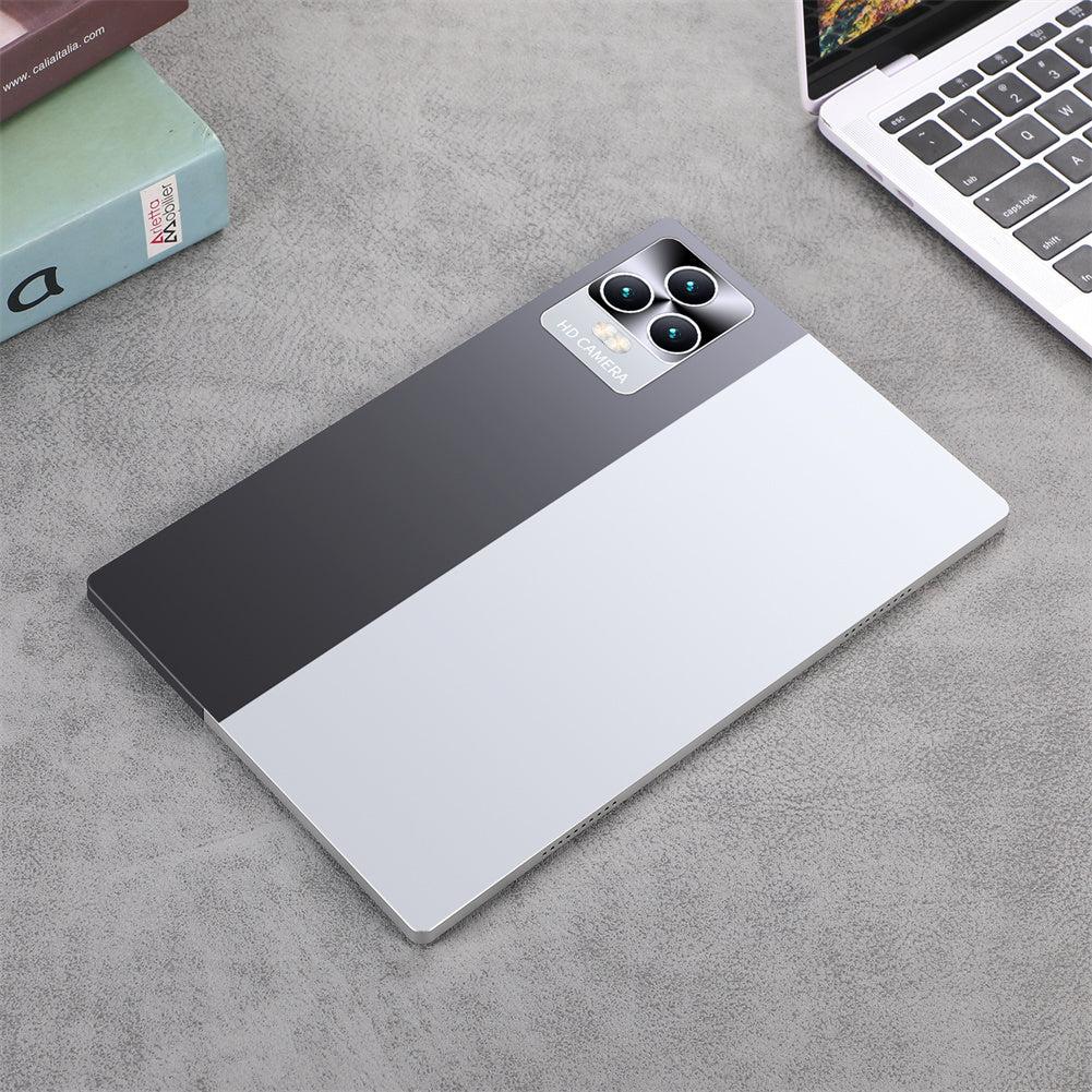 10.1 inch HD Smart Tablet MTK6750 Octa-Core 4GB RAM 32GB ROM Android 9.0 5000mAh Large-screen Mini Pc Silver US Plug
