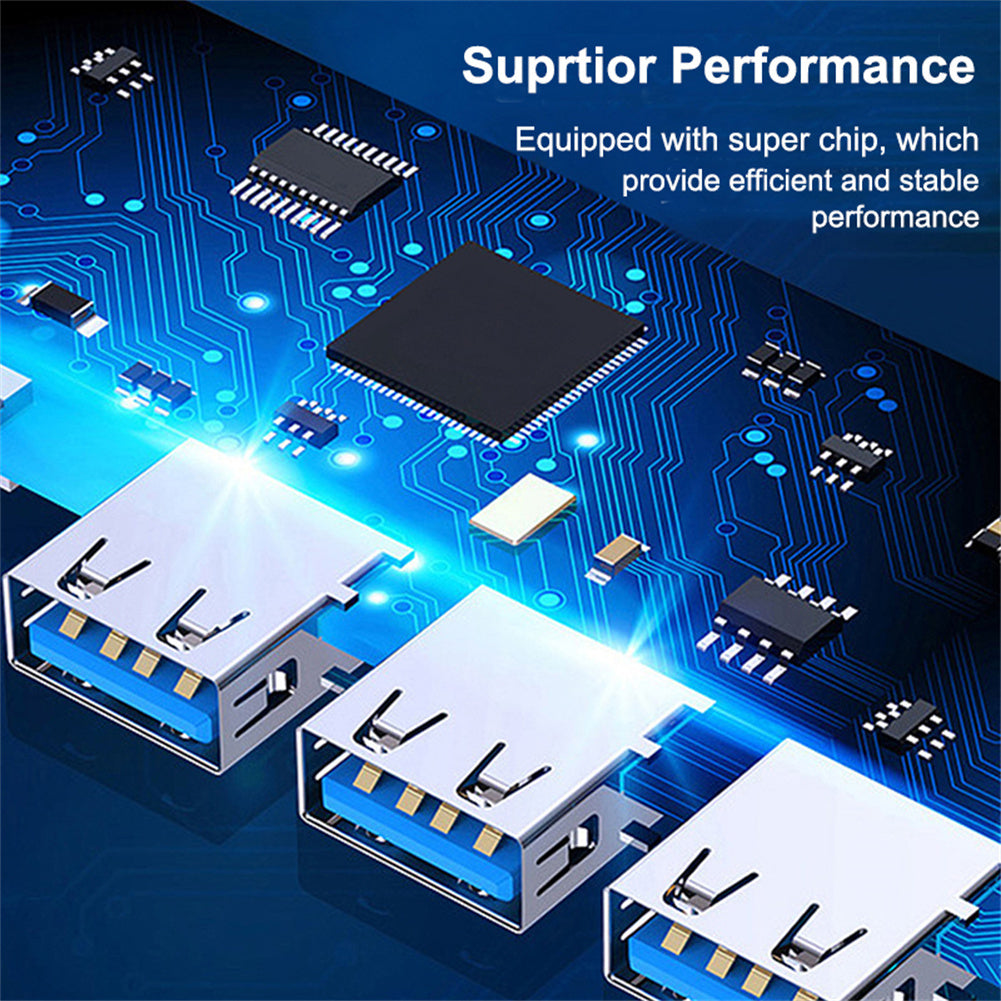 Usb C Hub 3.0 Type C 4 Ports Multi Usb Splitter Adapter Otg for Huawei Xiaomi Macbook Pro 13 15 Air Pro Grey