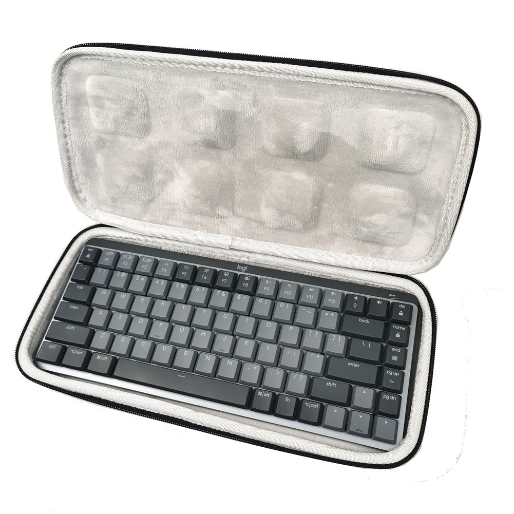 Hard Shell Carrying Case Shockproof Dustproof Bag Compatible For Logitech Mx Mechanical /mx Mechanical Mini Keyboard grey mx mechanical mini