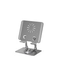 Desktop Tablet Mobile Phone Bracket 360-degree Rotating Multi-angle Height Adjustable Foldable Holder Gray