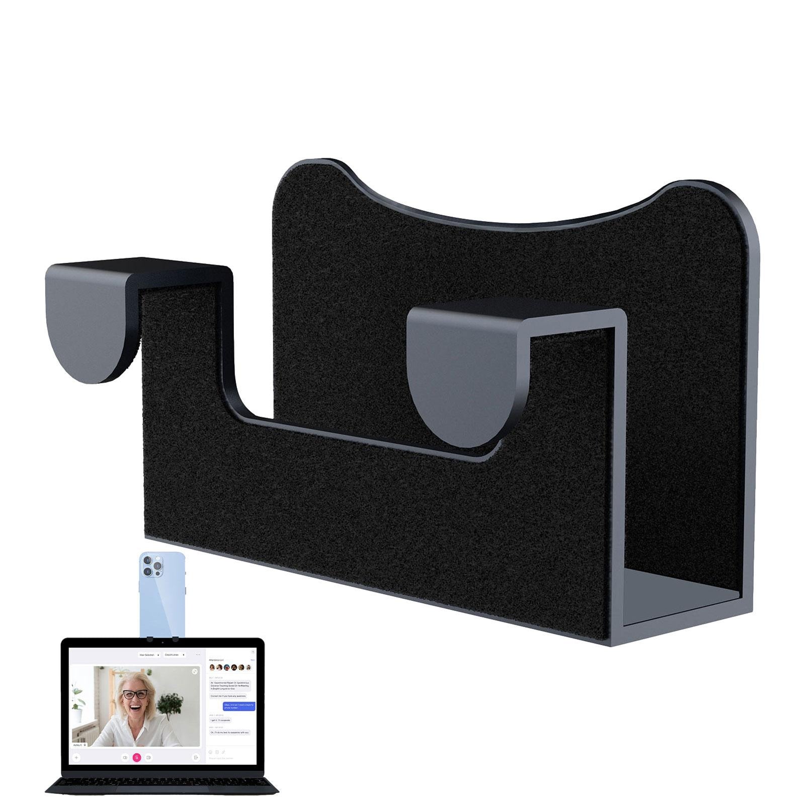 Continuity Camera Mount Compatible For Mac Book Air Laptop Phone Holder Webcam Stand Compatible For Iphone silver