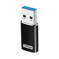 Usb3.1 Type C Adapter Aluminum Alloy Usb To Type-c Converter Fast Charging High-speed Transfer Otg Adapter black