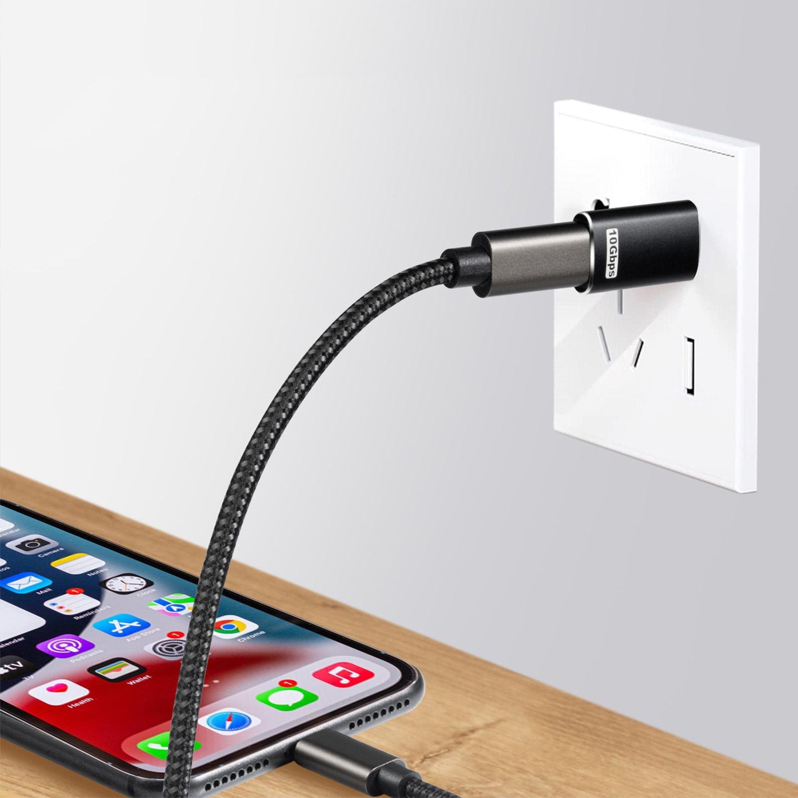 Usb3.1 Type C Adapter Aluminum Alloy Usb To Type-c Converter Fast Charging High-speed Transfer Otg Adapter black