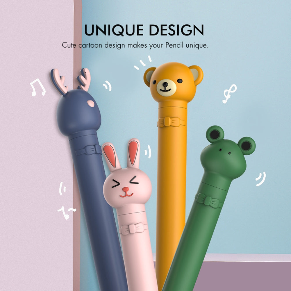 Capacitor Pen Case Cute Cartoon Soft Silicone Protective Cover Compatible For Ipencil 2nd Generation Pink