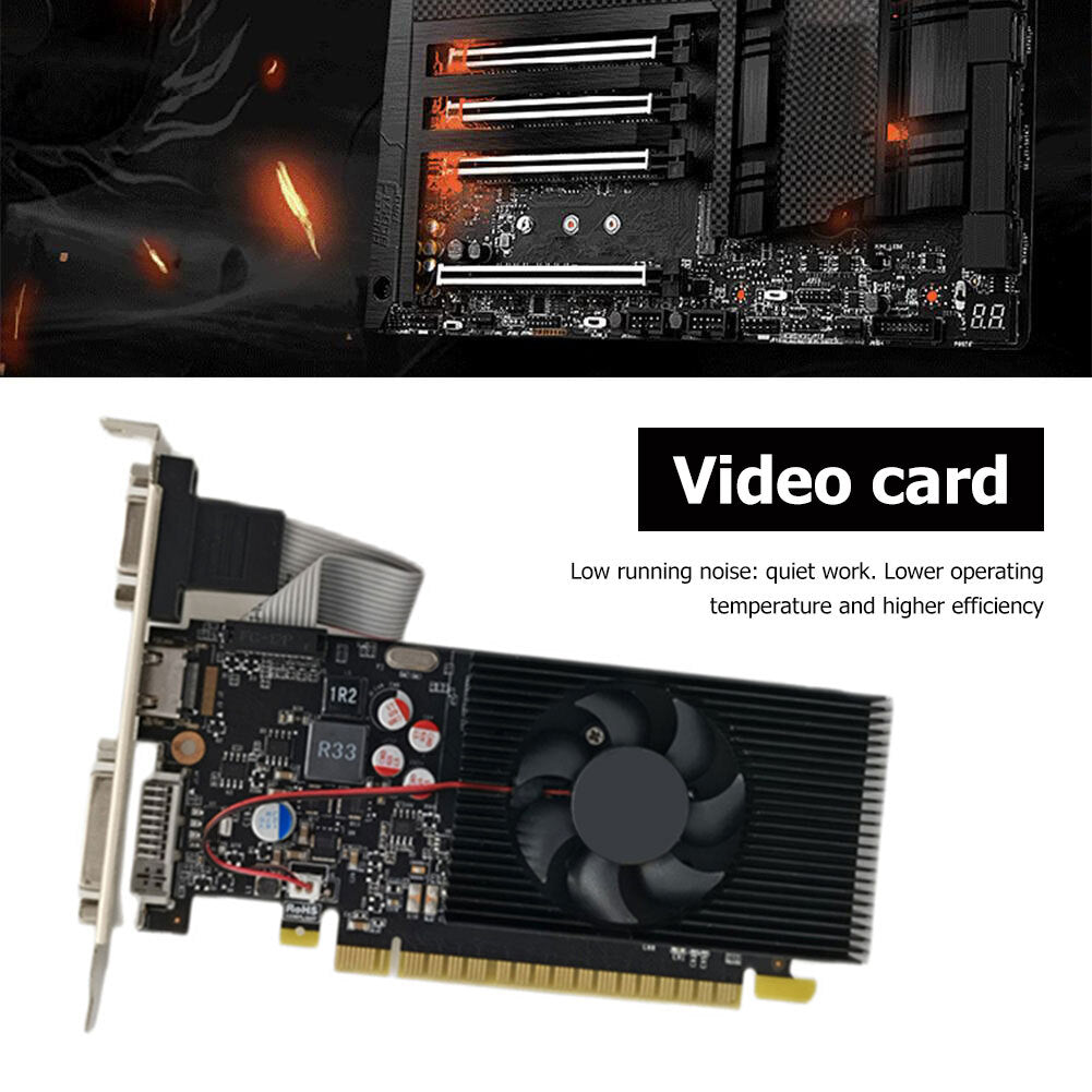Gt730 2gb Ddr3 Desktop Pc Graphics Card Pci-express2.0 16x Computer Hd-mi-compatible Vga Dvi Graphics Card