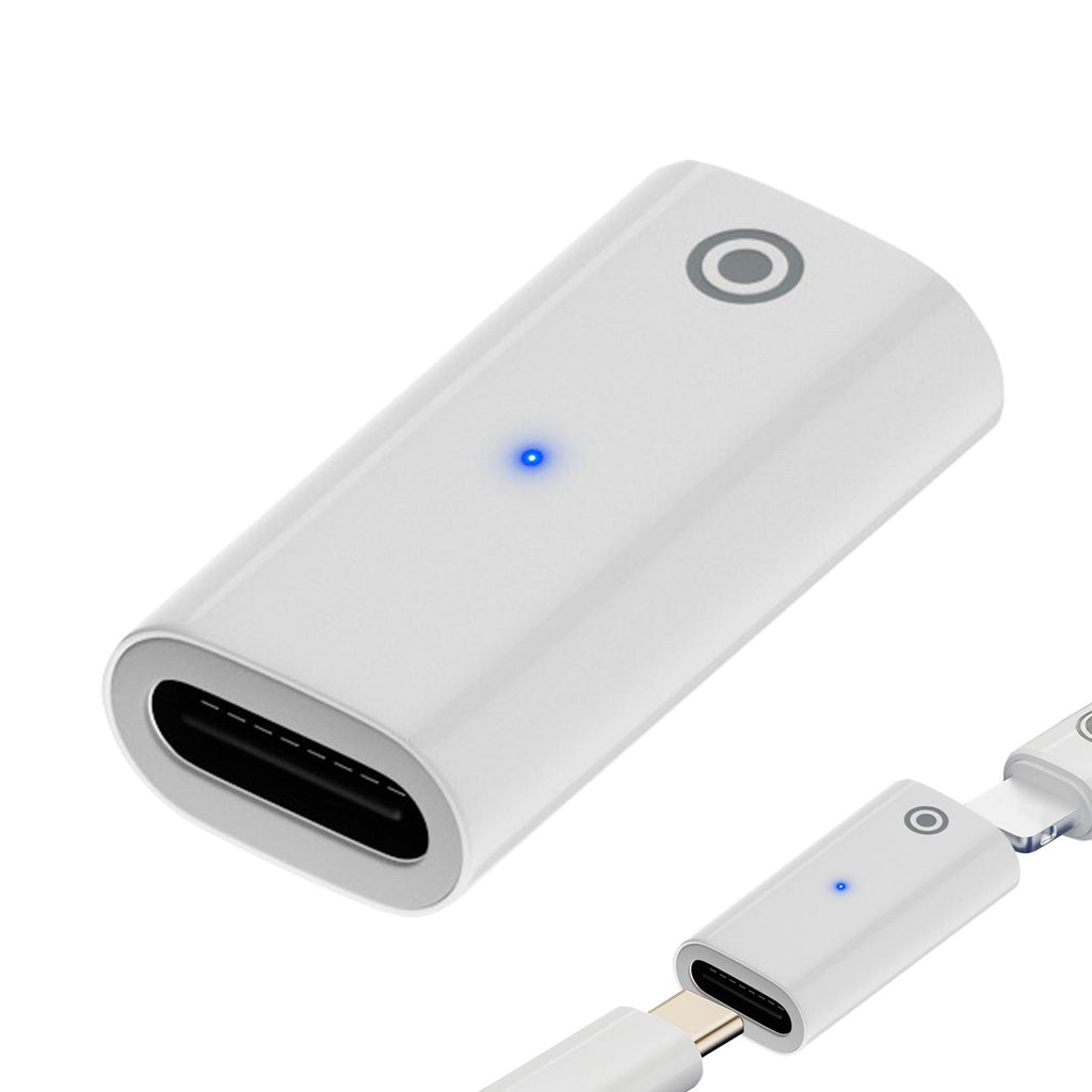 Stylus Charging Adapter Converter Charging Extension Adapter With Indication Light Compatible For Ipencil 1st to compatible for IOS female