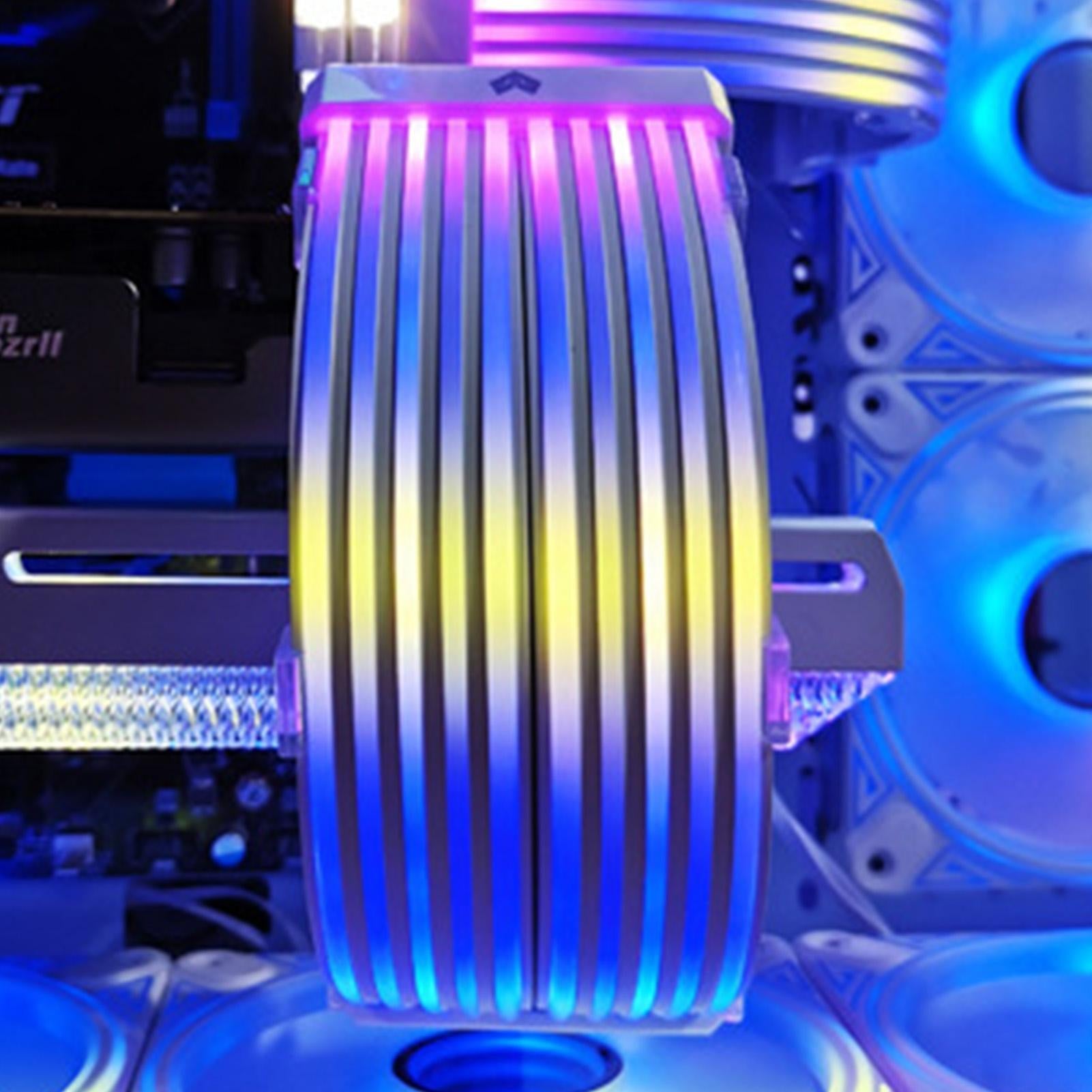 Al200 Flexible Light Bar Argb Neon Line Computer Motherboard Graphics Card Luminous for 24p or 3x8p