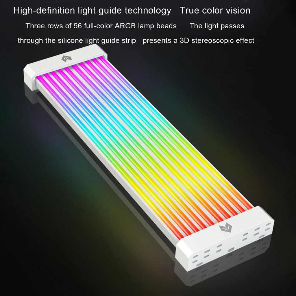Al200 Flexible Light Bar Argb Neon Line Computer Motherboard Graphics Card Luminous for 24p or 3x8p