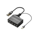 Rj45 Network Splitter Adapter Male 1 To 3 / 1 To 4 100mbps High-speed Lan Interface Network Distributor Adapter Male 1 to 4